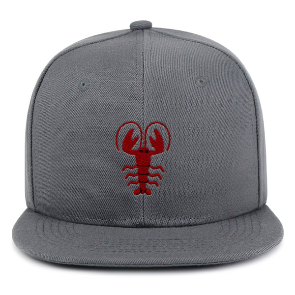 Lobster Snapback Hat Embroidered Hip-Hop Baseball Cap Shellfish Foodie