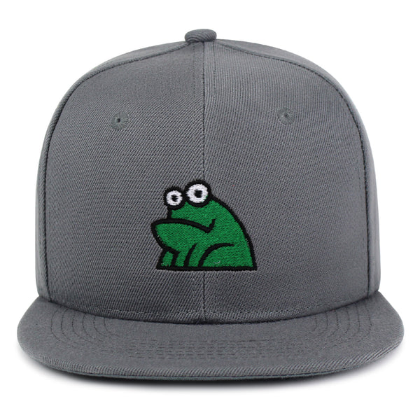 Frog Snapback Hat Embroidered Hip-Hop Baseball Cap Funny