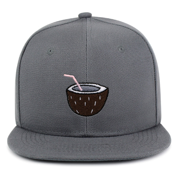 Coconut Snapback Hat Embroidered Hip-Hop Baseball Cap Juice Tree