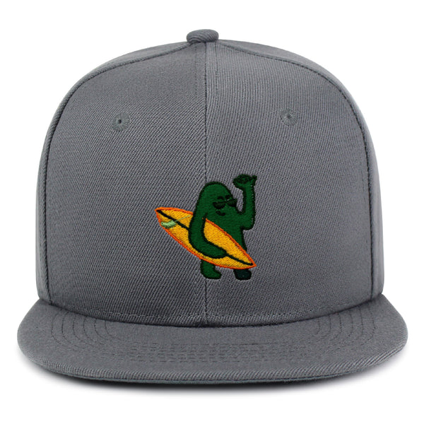 Hola Snapback Hat Embroidered Hip-Hop Baseball Cap Surfing Green