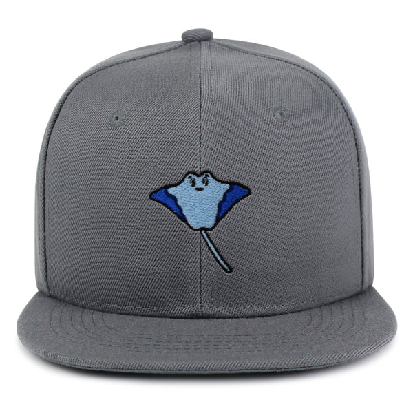 Stingray Snapback Hat Embroidered Hip-Hop Baseball Cap Fishing Ocean