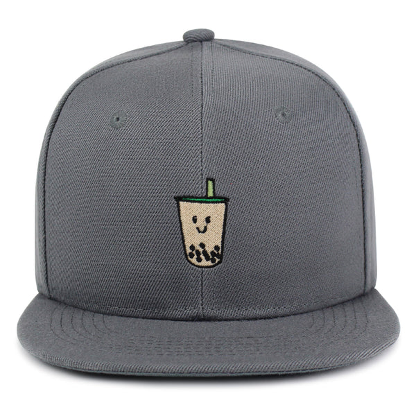 Boba Tea  Snapback Hat Embroidered Hip-Hop Baseball Cap Pearl