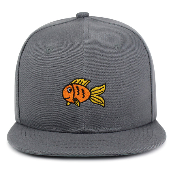 Goldfish Snapback Hat Embroidered Hip-Hop Baseball Cap Finding Fish