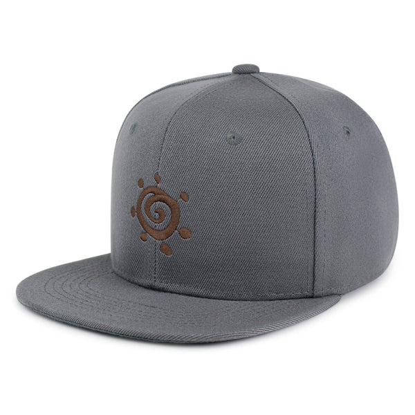 Indian Kokopelli Snapback Hat Embroidered Hip-Hop Baseball Cap Traditional Symbol