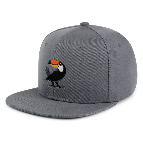 Toucan Snapback Hat Embroidered Hip-Hop Baseball Cap Bird Zoo