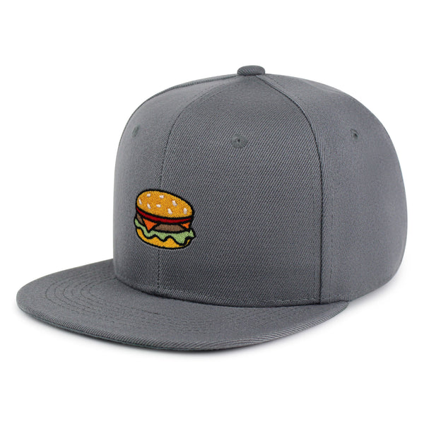 Hamburger Snapback Hat Embroidered Hip-Hop Baseball Cap Fast Food