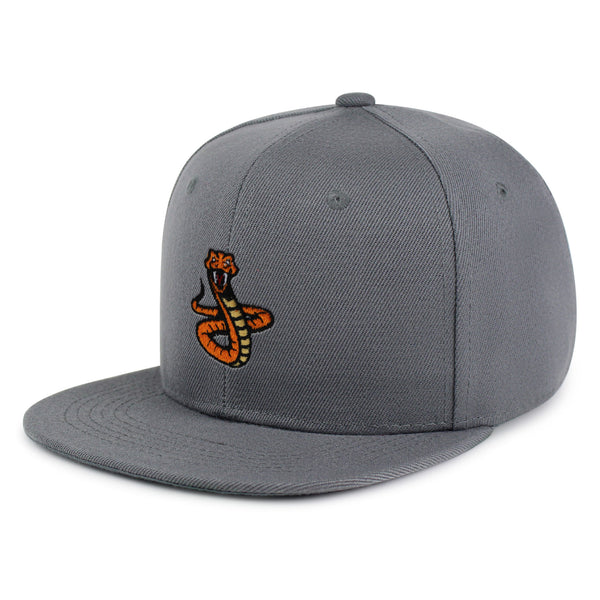 Rattlesnake Snapback Hat Embroidered Hip-Hop Baseball Cap Snake