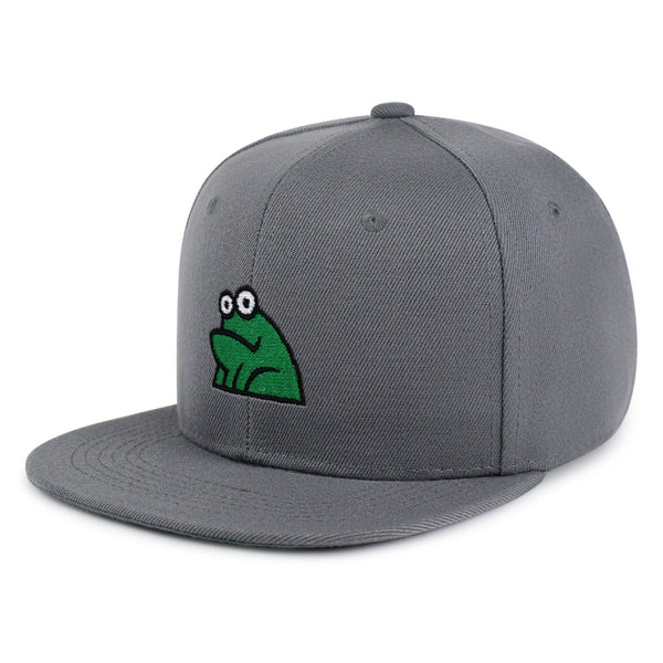 Frog Snapback Hat Embroidered Hip-Hop Baseball Cap Funny