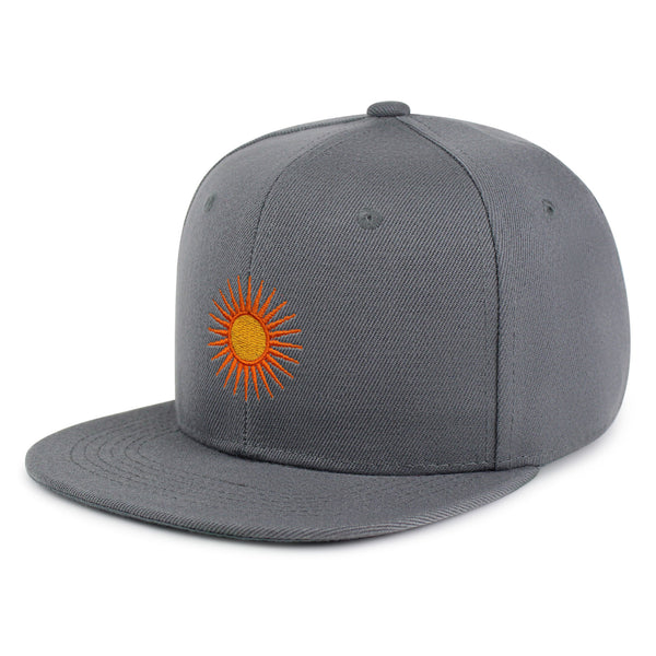 Sun Snapback Hat Embroidered Hip-Hop Baseball Cap Sunny Summer