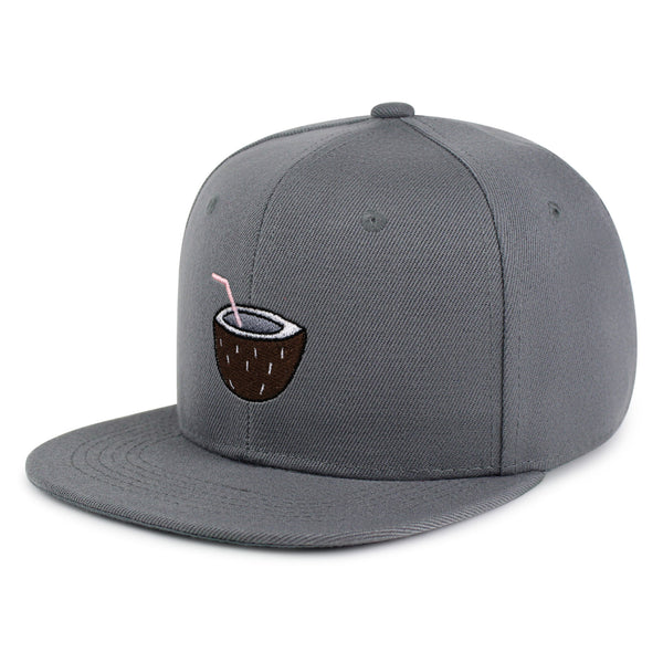 Coconut Snapback Hat Embroidered Hip-Hop Baseball Cap Juice Tree