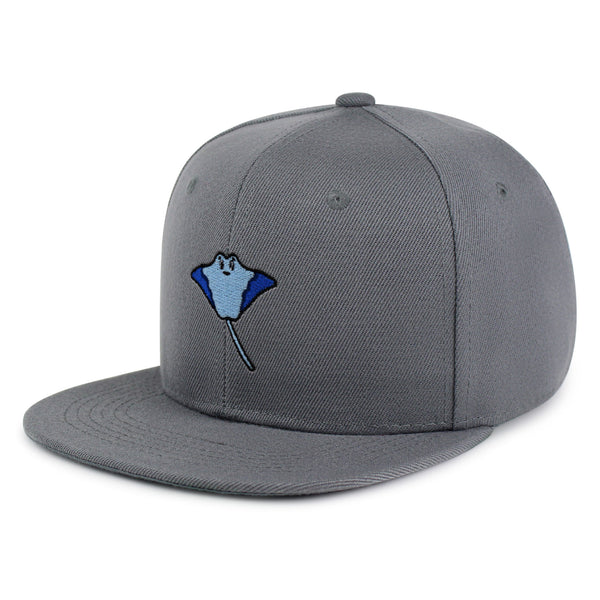 Stingray Snapback Hat Embroidered Hip-Hop Baseball Cap Fishing Ocean