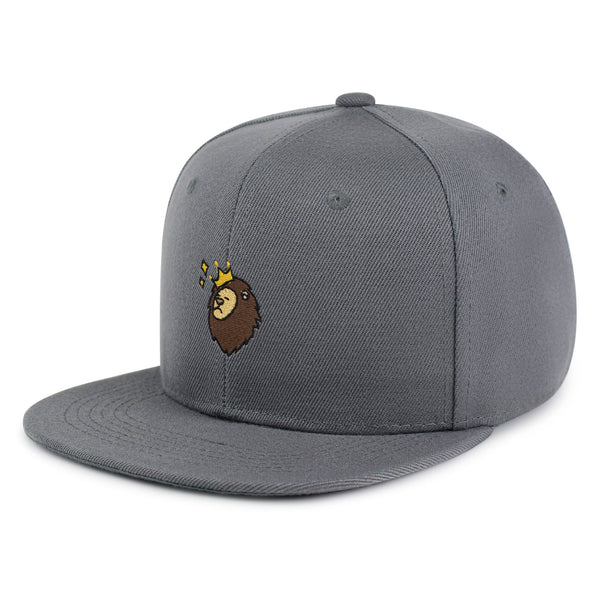 Lion Snapback Hat Embroidered Hip-Hop Baseball Cap Zoo King