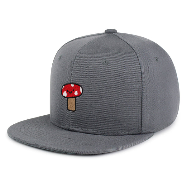 Mushroom Snapback Hat Embroidered Hip-Hop Baseball Cap Cute