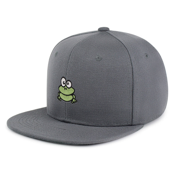 Frog  Snapback Hat Embroidered Hip-Hop Baseball Cap Green