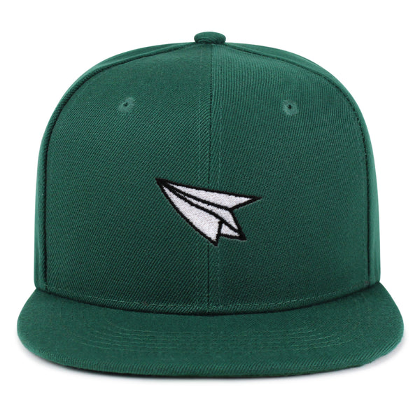 Paper Airplane Snapback Hat Embroidered Hip-Hop Baseball Cap Plane Sky