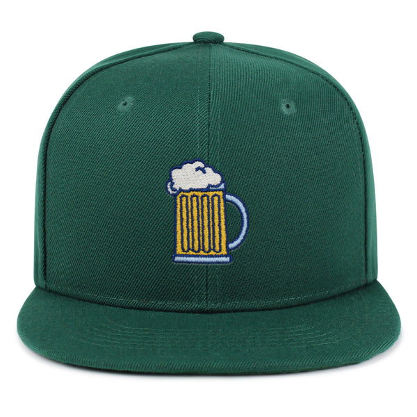 Beer Mug Snapback Hat Embroidered Hip-Hop Baseball Cap Pub Mug