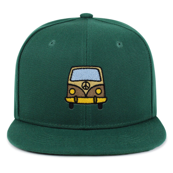 Hippie Van Snapback Hat Embroidered Hip-Hop Baseball Cap RV VW