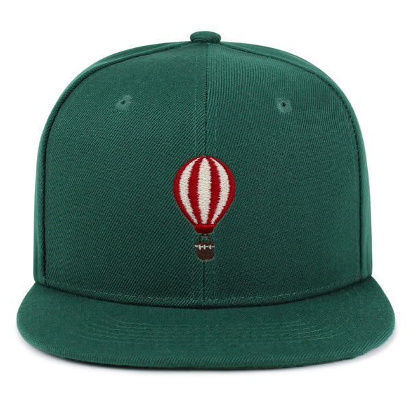 Hot Air Ballon Snapback Hat Embroidered Hip-Hop Baseball Cap Travel Fly Sky