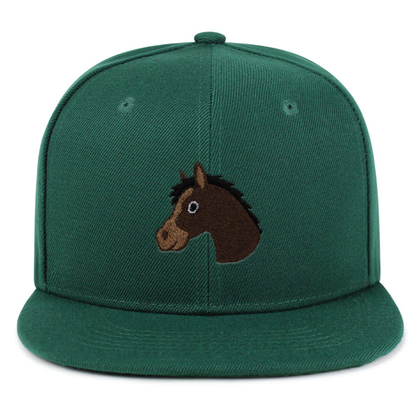 Horse Head Snapback Hat Embroidered Hip-Hop Baseball Cap Cowboy Zoo