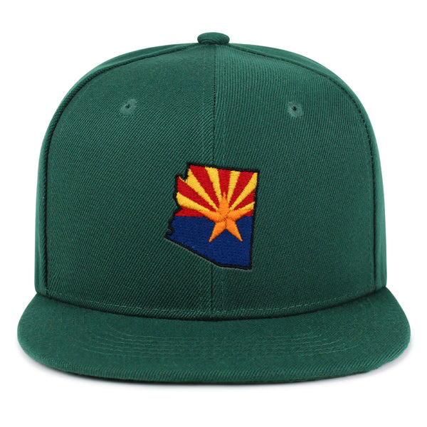 Arizona Flag Snapback Hat Embroidered Hip-Hop Baseball Cap Arizona Tucson Pheonix