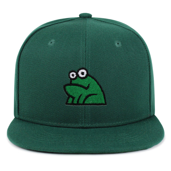 Frog Snapback Hat Embroidered Hip-Hop Baseball Cap Funny