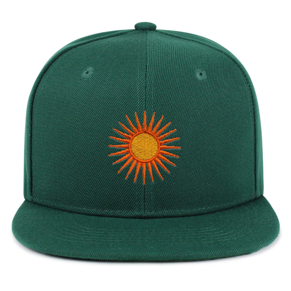 Sun Snapback Hat Embroidered Hip-Hop Baseball Cap Sunny Summer