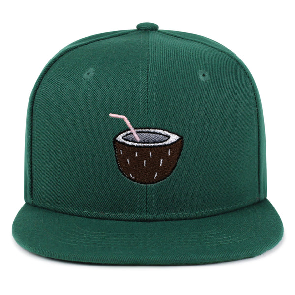 Coconut Snapback Hat Embroidered Hip-Hop Baseball Cap Juice Tree