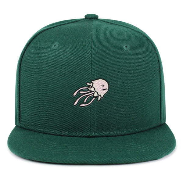 Jellyfish Snapback Hat Embroidered Hip-Hop Baseball Cap Fish Nature