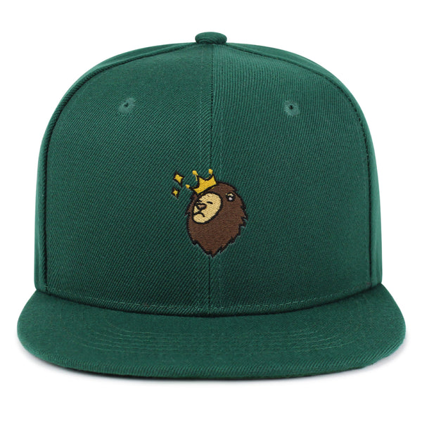 Lion Snapback Hat Embroidered Hip-Hop Baseball Cap Zoo King