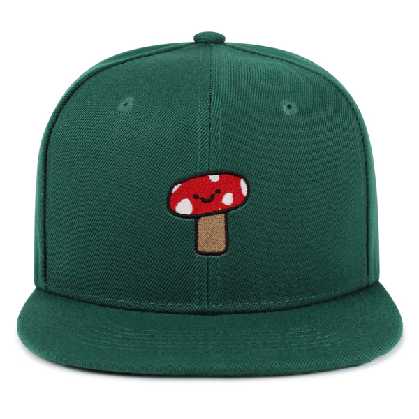 Mushroom Snapback Hat Embroidered Hip-Hop Baseball Cap Cute