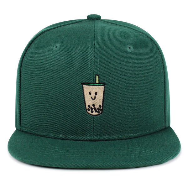 Boba Tea  Snapback Hat Embroidered Hip-Hop Baseball Cap Pearl