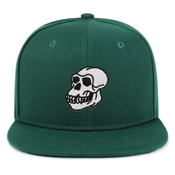 Gorilla Skull Snapback Hat Embroidered Hip-Hop Baseball Cap Skelton