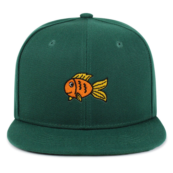 Goldfish Snapback Hat Embroidered Hip-Hop Baseball Cap Finding Fish