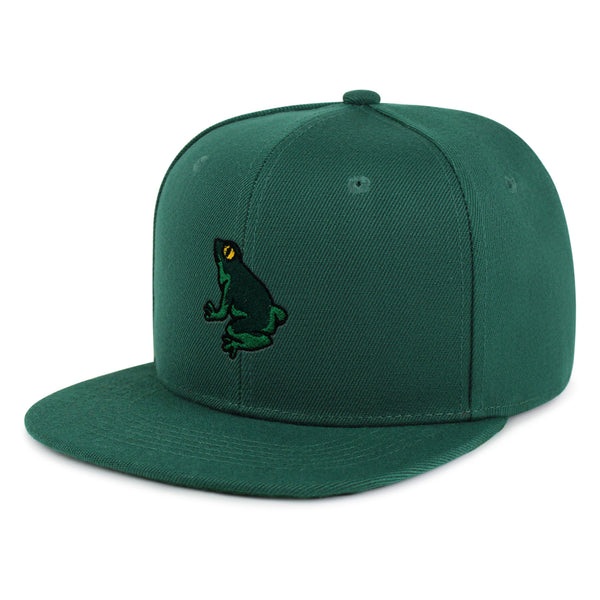 Frog Snapback Hat Embroidered Hip-Hop Baseball Cap Pond