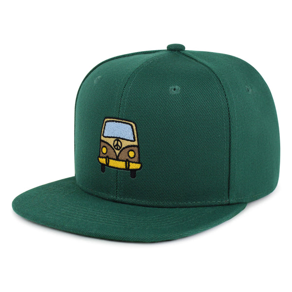 Hippie Van Snapback Hat Embroidered Hip-Hop Baseball Cap RV VW