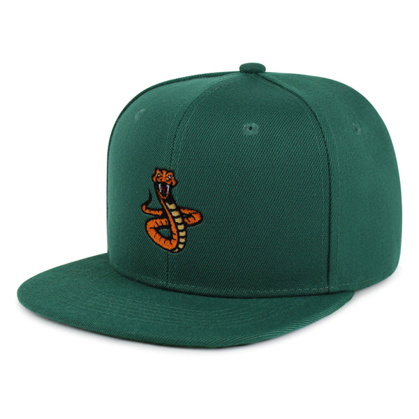 Rattlesnake Snapback Hat Embroidered Hip-Hop Baseball Cap Snake