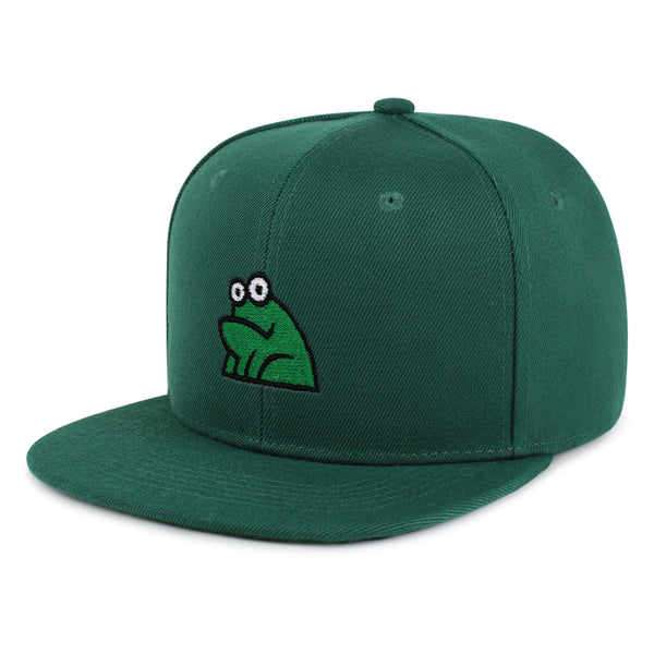 Frog Snapback Hat Embroidered Hip-Hop Baseball Cap Funny