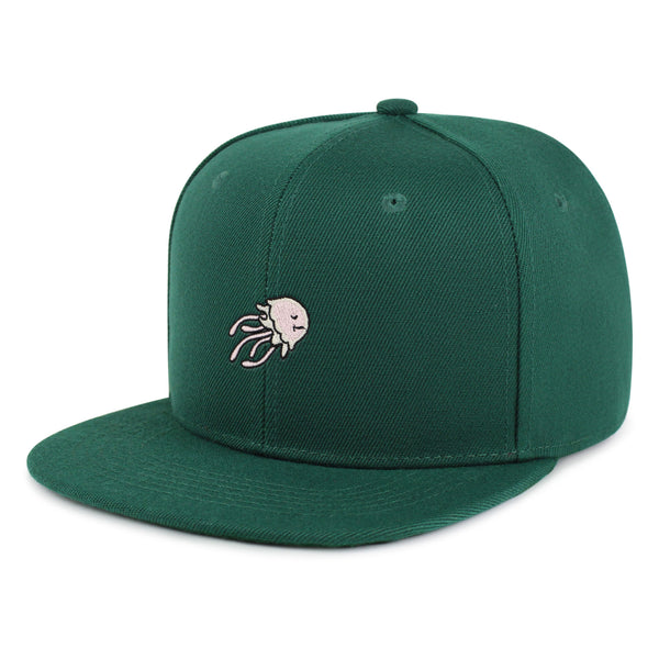 Jellyfish Snapback Hat Embroidered Hip-Hop Baseball Cap Fish Nature