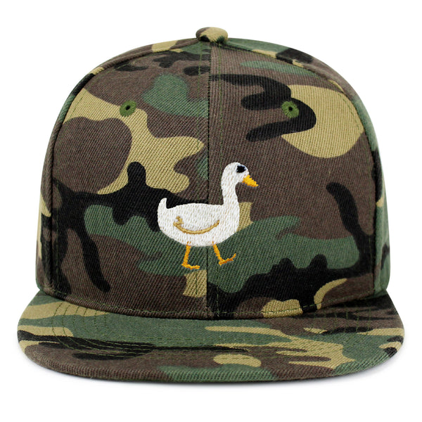 Duck Snapback Hat Embroidered Hip-Hop Baseball Cap Bird Lake