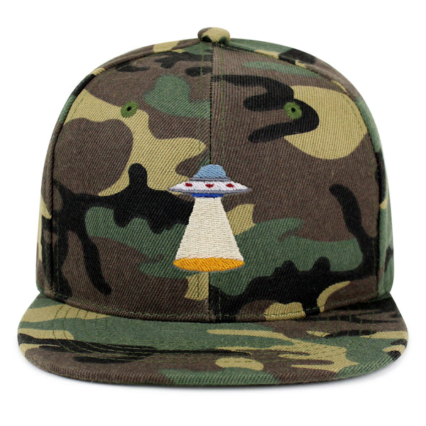 UFO Snapback Hat Embroidered Hip-Hop Baseball Cap Area 51