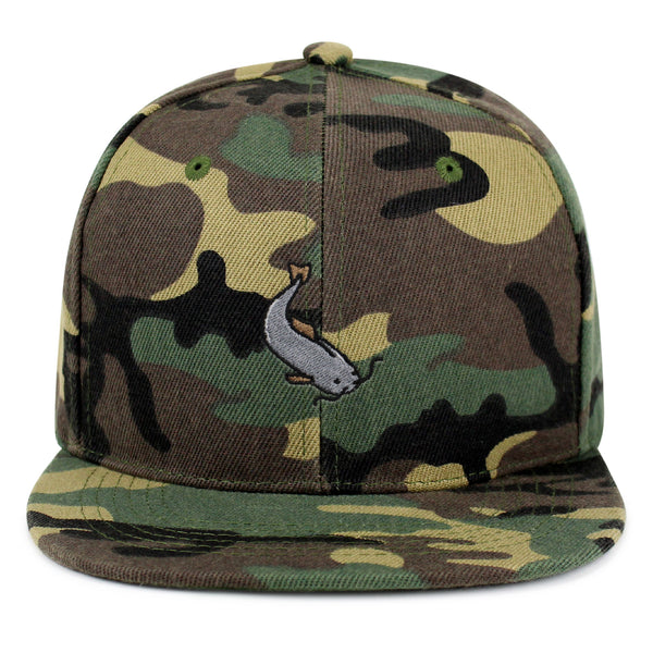 Catfish  Snapback Hat Embroidered Hip-Hop Baseball Cap Seafood