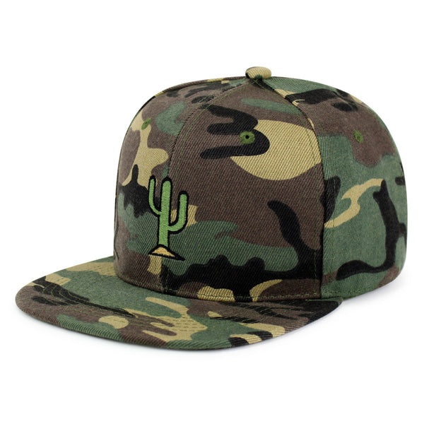 Cactus Snapback Hat Embroidered Hip-Hop Baseball Cap Desert Hot