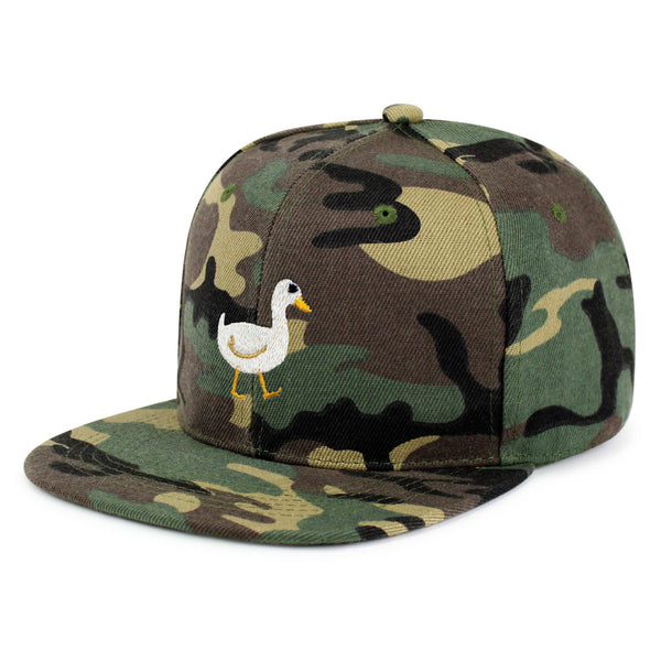 Duck Snapback Hat Embroidered Hip-Hop Baseball Cap Bird Lake