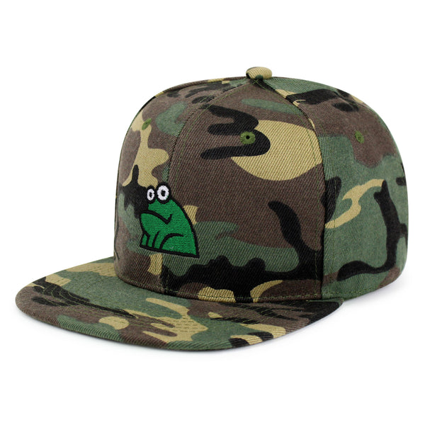 Frog Snapback Hat Embroidered Hip-Hop Baseball Cap Funny