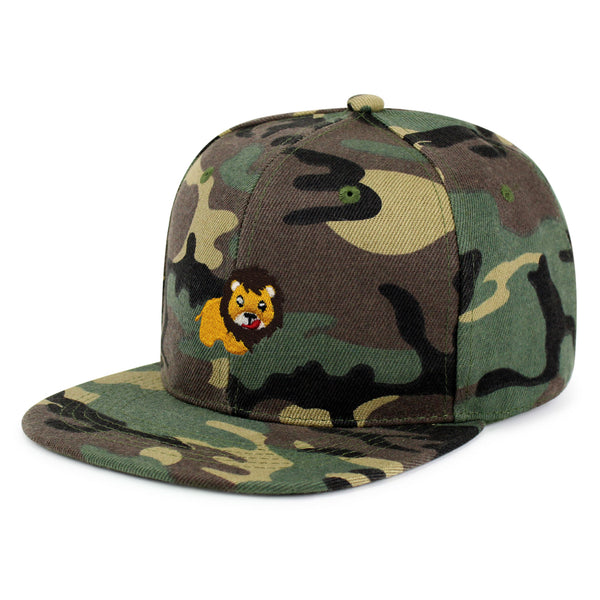 Lion Snapback Hat Embroidered Hip-Hop Baseball Cap Zoo King