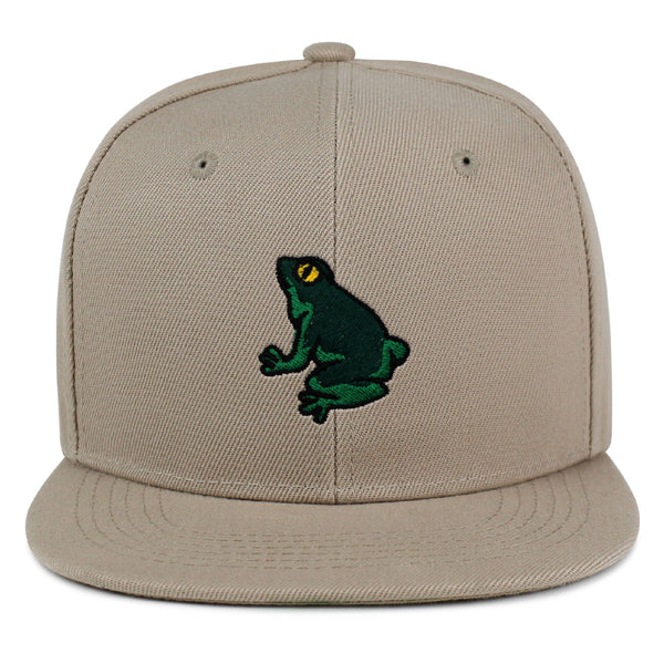 Frog Snapback Hat Embroidered Hip-Hop Baseball Cap Pond