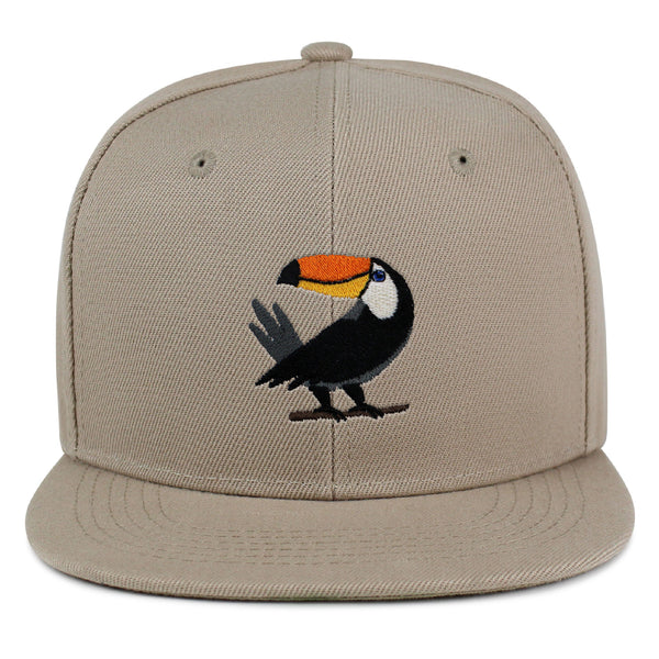 Toucan Snapback Hat Embroidered Hip-Hop Baseball Cap Bird Zoo