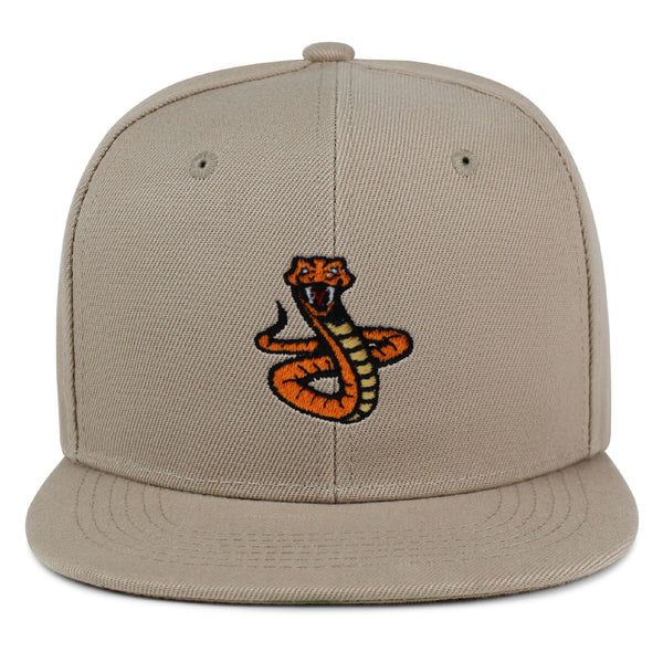 Rattlesnake Snapback Hat Embroidered Hip-Hop Baseball Cap Snake