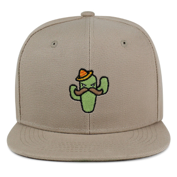 Cactus Snapback Hat Embroidered Hip-Hop Baseball Cap Cowboy Mexican American