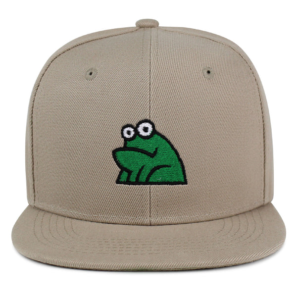 Frog Snapback Hat Embroidered Hip-Hop Baseball Cap Funny